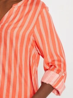 Blusa Vaporosa Con Cuello Mao - ROJO -Zalaris Tienda blusa vaporosa con cuello mao rojo zp067 3 frb5