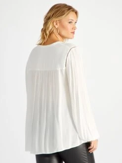 Blusa Vaporosa Con Escote De Pico - COCO_MI -Zalaris Tienda blusa vaporosa con escote de pico cocomi aix49 1 frb4
