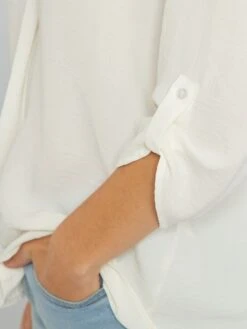 Blusa Vaporosa De Manga Larga 'JDY' - Blanco -Zalaris Tienda blusa vaporosa de manga larga jdy blanco amw55 3 frb3