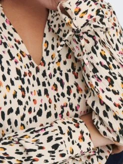 Blusa Vaporosa Estampada 'JDY' - BLANCO -Zalaris Tienda blusa vaporosa estampada jdy blanco zq395 1 frb2