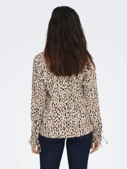 Blusa Vaporosa Estampada 'JDY' - BLANCO -Zalaris Tienda blusa vaporosa estampada jdy blanco zq395 1 frb3