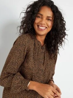 Blusa Vaporosa - NEGRO -Zalaris Tienda blusa vaporosa negro zm196 1 frb4