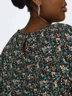 Blusa Vaporosa 'Only Carmakoma' - IMPRESIÓN VERDE -Zalaris Tienda blusa vaporosa only carmakoma impresion verde aud34 3 frb4