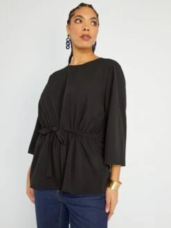 Blusa Vaporosa 'Only' - Negro -Zalaris Tienda blusa vaporosa only negro zm903 1 frb3