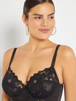 Body Arum 'Sans Complexe' - Negro -Zalaris Tienda body arum sans complexe negro tk235 2 frb4