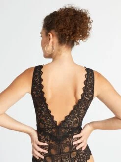 Body De Encaje - Negro -Zalaris Tienda body de encaje negro alf07 1 frb4