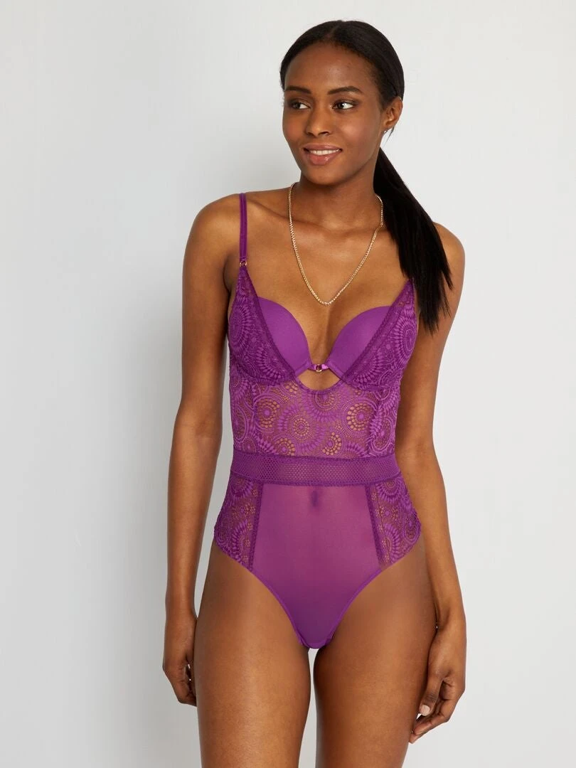 Body De Encaje - PURPURA 3 Body De Encaje - PURPURA