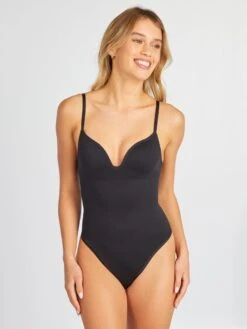 Body De Microfibra - Negro 7 Body De Microfibra - Negro -Zalaris Tienda body de microfibra negro ajf30 1 frb3