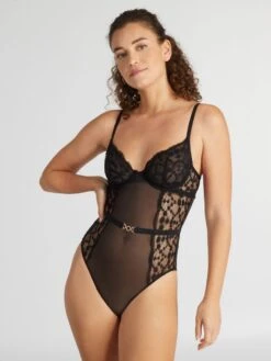 Body De Tul Y Encaje - Negro -Zalaris Tienda body de tul y encaje negro ale98 1 frb3