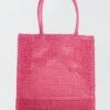 Bolso Shopper De Paja - ROSA -Zalaris Tienda bolso shopper de paja rosa zs454 3 frb1