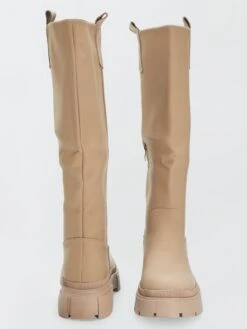 Botas Altas Con Suela Gruesa - NARANJA -Zalaris Tienda botas altas con suela gruesa naranja atl98 1 frb3