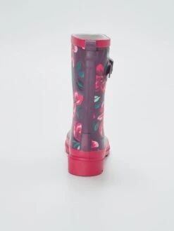 Botas De Agua Con Estampado De 'flores' - ROJO 2 -Zalaris Tienda botas de agua con estampado de flores rojo 2 ayc13 1 frb6