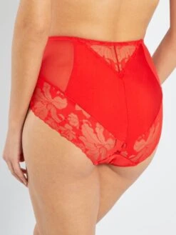 Braguita Alta De Encaje 'Sans Complexe' - ROJO -Zalaris Tienda braguita alta de encaje sans complexe rojo atu25 1 frb3