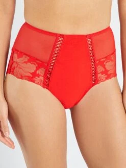 Braguita Alta De Encaje 'Sans Complexe' - ROJO -Zalaris Tienda braguita alta de encaje sans complexe rojo atu25 1 frb4