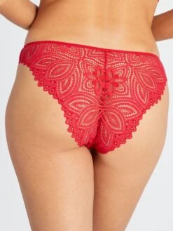 Braguita De Encaje 'Sans Complexe' - ROJO -Zalaris Tienda braguita de encaje sans complexe rojo atv83 1 frb3