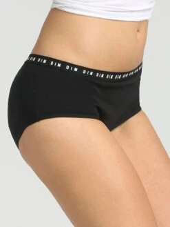Braguita Menstrual Lavable 'DIM' - Negro