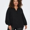 Camisa Con Escote De Pico 'Only Carmakoma' - Negro -Zalaris Tienda camisa con escote de pico only carmakoma negro amw84 2 frb1