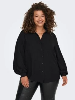 Camisa Con Escote De Pico 'Only Carmakoma' - Negro