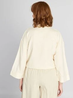 Camisa De Popelina - BEIGE -Zalaris Tienda camisa de popelina beige acw51 2 frb3