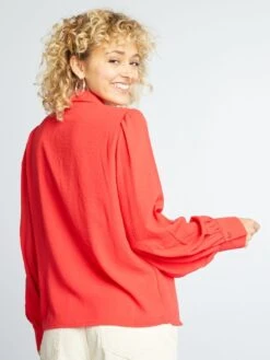 Camisa Gruesa 'JDY' - ROSA -Zalaris Tienda camisa gruesa jdy rosa amw32 3 frb4