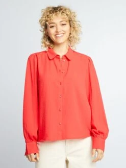 Camisa Gruesa 'JDY' - ROSA -Zalaris Tienda camisa gruesa jdy rosa amw32 3 frb5