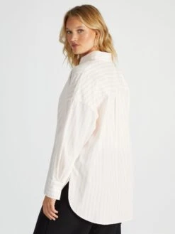 Camisa Larga Con Cuello Italiano - RAYCOCORO -Zalaris Tienda camisa larga con cuello italiano raycocoro aee84 4 frb4