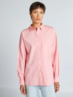 Camisa Lisa De Popelina - PONI ROSA -Zalaris Tienda camisa lisa de popelina poni rosa yz369 12 frb6