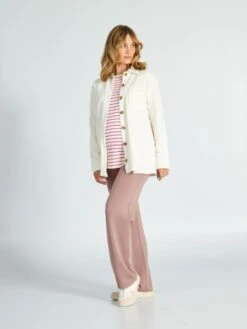 Camisa Premamá De Pana - BLANCO -Zalaris Tienda camisa premama de pana blanco ajq25 2 frb2