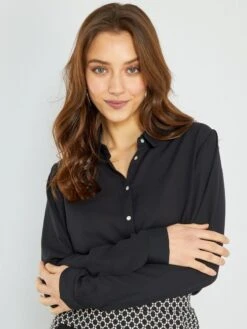 Camisa Vaporosa - Negro