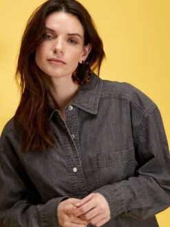 Camisa Vaquera - GRIS -Zalaris Tienda camisa vaquera gris aac60 3 frb3