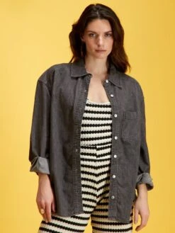 Camisa Vaquera - GRIS -Zalaris Tienda camisa vaquera gris aac60 3 frb4