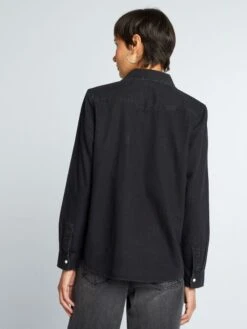 Camisa Vaquera - NEGRO_DENI -Zalaris Tienda camisa vaquera negrodeni aii52 1 frb5