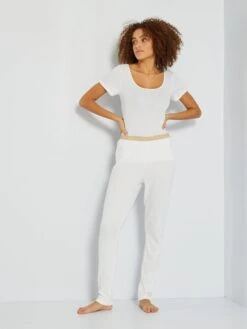 Camiseta Cálida Con Encaje 'Hekla Par Lemahieu' - Blanco -Zalaris Tienda camiseta calida con encaje hekla par lemahieu blanco zn697 1 frb4