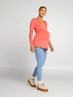 Camiseta Con Cuello Cruzado - CANGREJO ROJO -Zalaris Tienda camiseta con cuello cruzado cangrejo rojo ala71 4 frb4