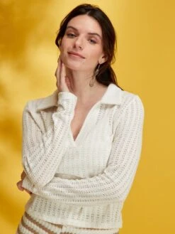 Camiseta Con Cuello De Polo - BEIGE 11 Camiseta Con Cuello De Polo - BEIGE -Zalaris Tienda camiseta con cuello de polo beige aev10 1 frb5