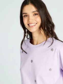 Camiseta Con Detalles - ÁCIDO PÚRPURA -Zalaris Tienda camiseta con detalles acido purpura asm61 2 frb3