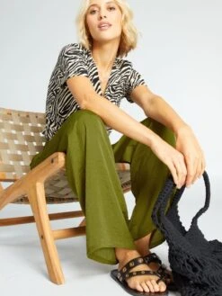 Camiseta Crop Con Detalle Retorcido - AOP CEBRA -Zalaris Tienda camiseta crop con detalle retorcido aop cebra awd33 1 frb3