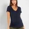 Camiseta De Canalé Premamá - SAVIA AZUL