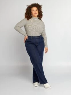 Camiseta De Cuello Alto De Canalé - BLACEGG245