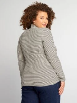 Camiseta De Cuello Alto De Canalé - BLACEGG245 -Zalaris Tienda camiseta de cuello alto de canale blacegg245 ajq31 1 frb3