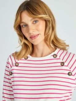 Camiseta De Lactancia A Rayas - RAYAS -Zalaris Tienda camiseta de lactancia a rayas rayas ala70 2 frb3