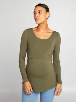 Camiseta De Lactancia - CAQUI DE UVA