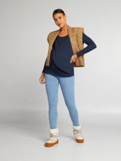 Camiseta De Lactancia - SAVIA AZUL -Zalaris Tienda camiseta de lactancia savia azul akb17 2 frb4