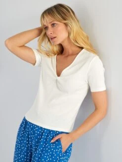 Camiseta De Manga Corta 'JDY' - Blanco