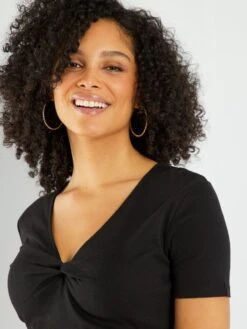 Camiseta De Manga Corta 'JDY' - Negro -Zalaris Tienda camiseta de manga corta jdy negro ais64 1 frb4