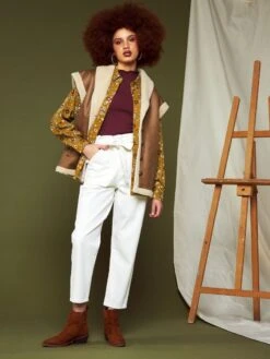 Camiseta De Manga Larga De Punto De Canalé - RUIBARBO -Zalaris Tienda camiseta de manga larga de punto de canale ruibarbo ann07 3 frb2