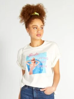 Camiseta De Punto 'Barbie' - Blanco