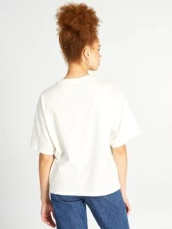 Camiseta De Punto 'Barbie' - Blanco -Zalaris Tienda camiseta de punto barbie blanco ael88 1 frb4