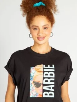 Camiseta De Punto 'Barbie' - Negro -Zalaris Tienda camiseta de punto barbie negro ael88 3 frb3