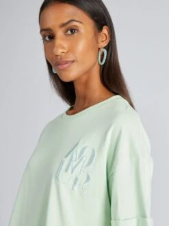 Camiseta De Punto Con Bordado - VERDE -Zalaris Tienda camiseta de punto con bordado verde avz54 2 frb4